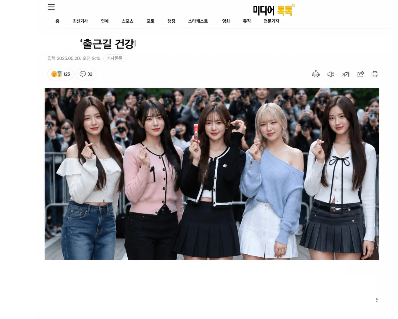kpop 스타 광고 4