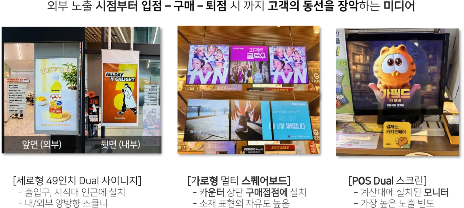 편의점 디지털 사이니지 1